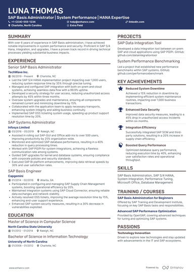 18 SAP Resume Examples & Guide for 2025