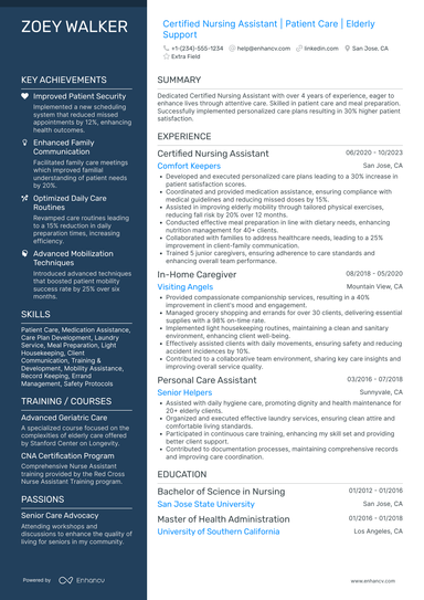 26 Caregiver Resume Examples With 10/10 Score in 2025