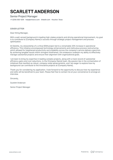 2 Professional Pmo Manager Cover Letter Examples and Template for 2024 ...