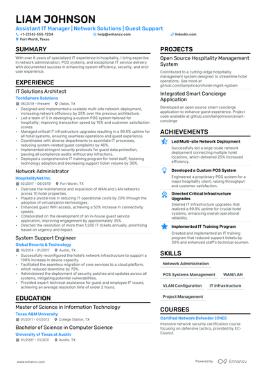 27 IT Manager Resume Examples & Guide for 2025