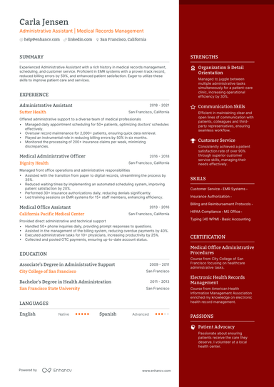 6 Office Administrator Resume Examples & Guide for 2024