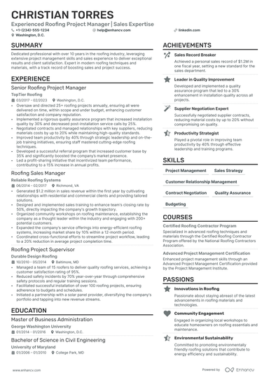 9 Construction Project Manager Resume Examples - November 2025