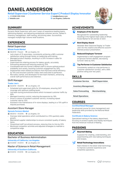 21 Retail Resume Examples & Guide for 2025