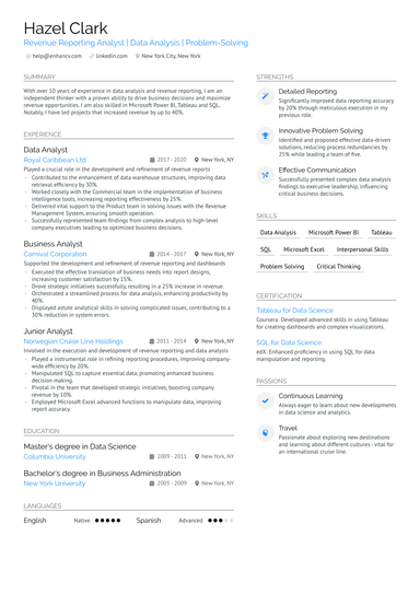 20 Data Analyst Resume Examples - November 2025