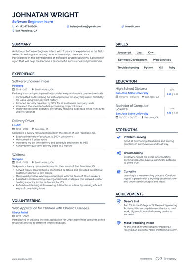 18 Software Engineer Resume Examples & Guide for 2024