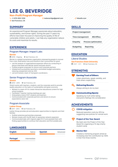 17 Program Manager Resume Examples & Guide for 2024 | IT Program ...