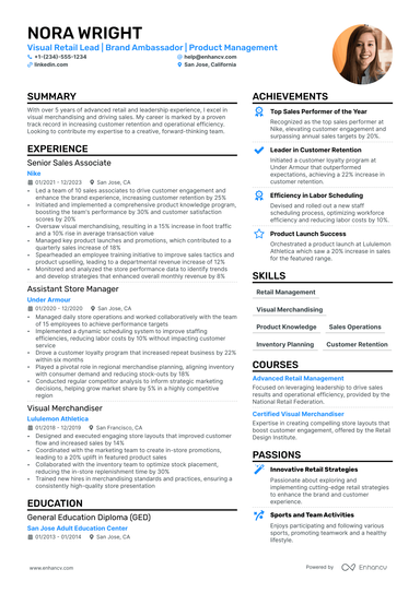 21 Retail Resume Examples & Guide for 2025