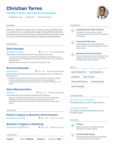 5 Brand Ambassador Resume Examples & Guide for 2024