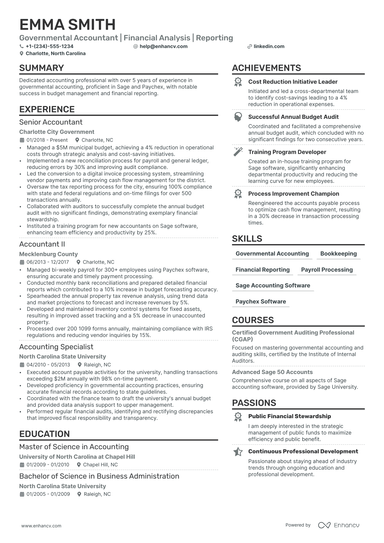 32 Accountant Resume Examples & Guide for 2024