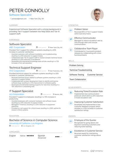 18 Software Engineer Resume Examples & Guide for 2024