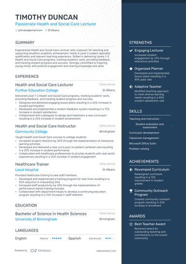 8 Academic Resume Examples & Guide for 2024