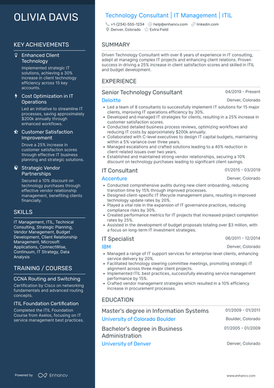 17 Accenture Resume Examples & Guide for 2025