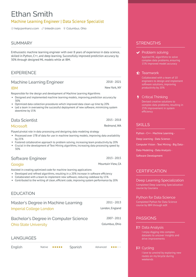 21 Data Engineer Resume Examples & Guide for 2024