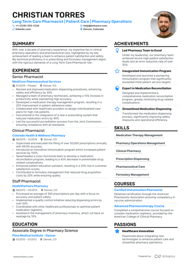 10 Pharmacist Resume Examples & Guide for 2025