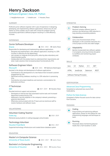 18 Software Engineer Resume Examples & Guide for 2025