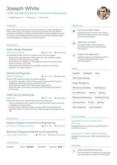 8 Design Engineer Resume Examples & Guide for 2025