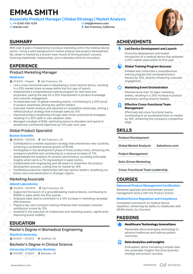 26 Product Manager Resume Examples & Guide for 2024