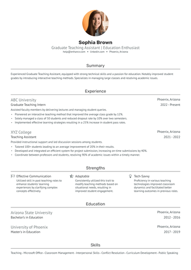 9 Teacher Assistant Resume Examples & Guide for 2024