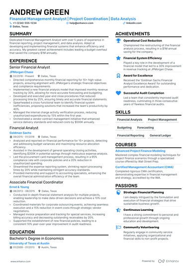 12 Financial Analyst Resume Examples & Guide for 2025