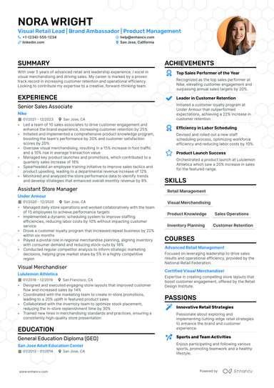 21 Retail Resume Examples & Guide for 2024