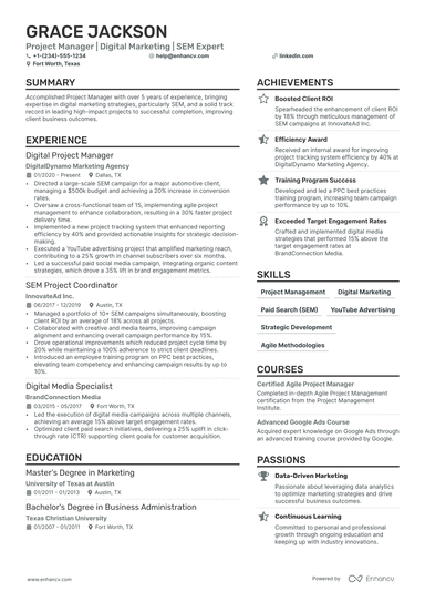 26 Project Manager Resume Examples & Guide for 2024