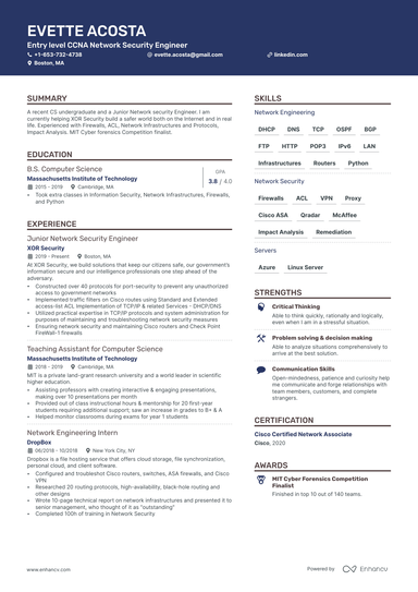 4 Computer Science Resume Examples & Guide for 2025