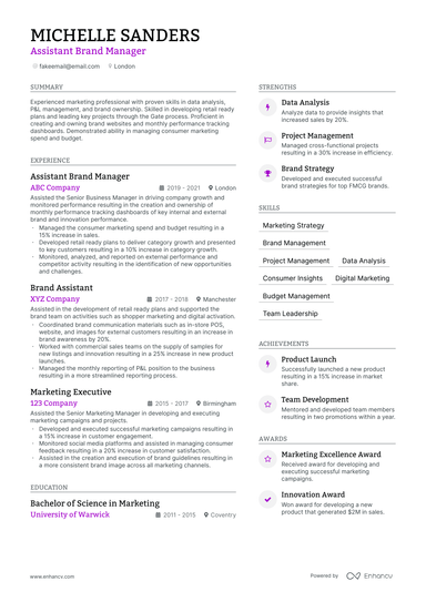 17 Marketing Manager Resume Examples & Guide for 2024