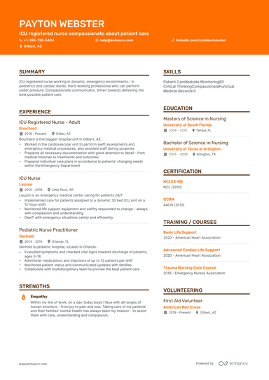 30 Nurse Resume Examples & Guide for 2024