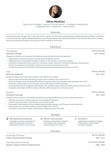 21 Operations Manager Resume Examples & Guide for 2024