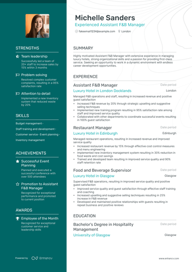 10 Hotel General Manager Resume Examples & Guide for 2024