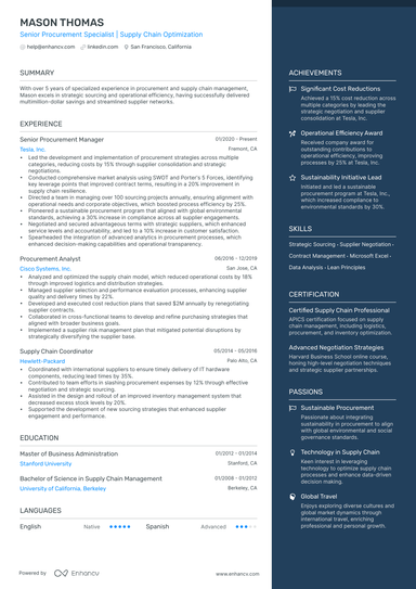 14 Supply Chain Manager Resume Examples & Guide for 2024