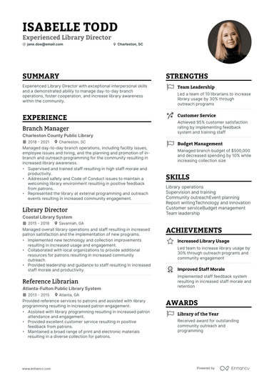 3 Librarian Resume Examples & Guide for 2024