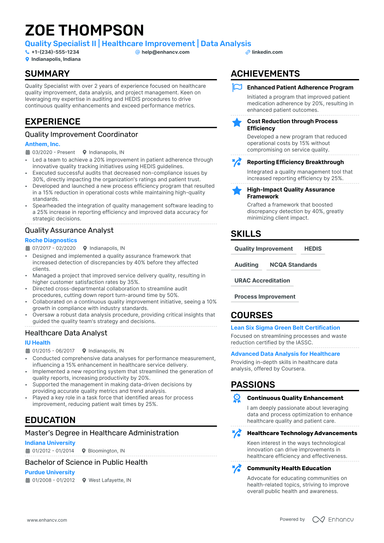 8 Quality Manager Resume Examples & Guide for 2025