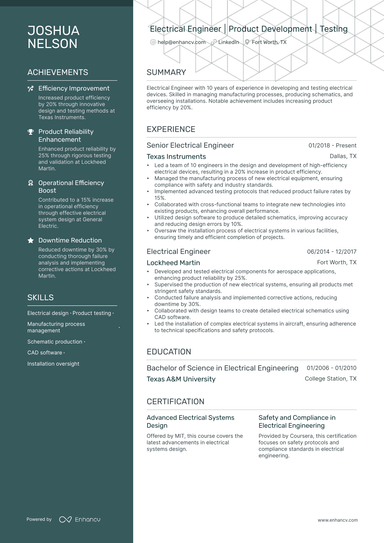 23 Engineering Resume Examples & Guide for 2025