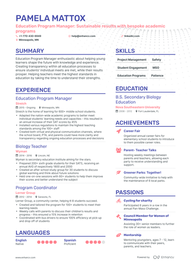 17 Program Manager Resume Examples & Guide for 2024 | IT Program ...