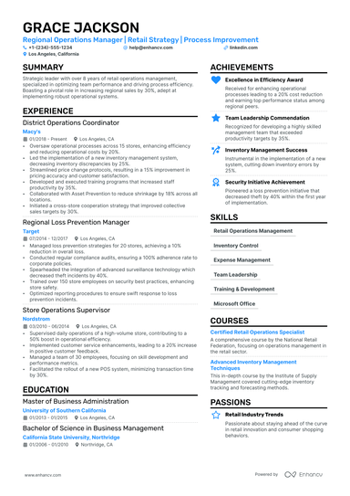 21 Operations Manager Resume Examples & Guide for 2024