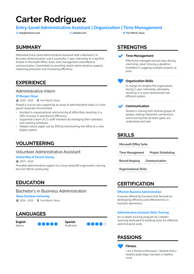 17 Administrative Assistant Resume Examples & Guide for 2025