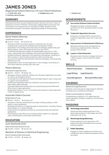 11 Lawyer Resume Examples & Guide for 2024