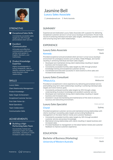 17 Sales Resume Examples & Guide for 2024