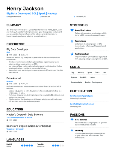 21 Data Engineer Resume Examples & Guide for 2024