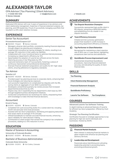 32 Accountant Resume Examples & Guide for 2024