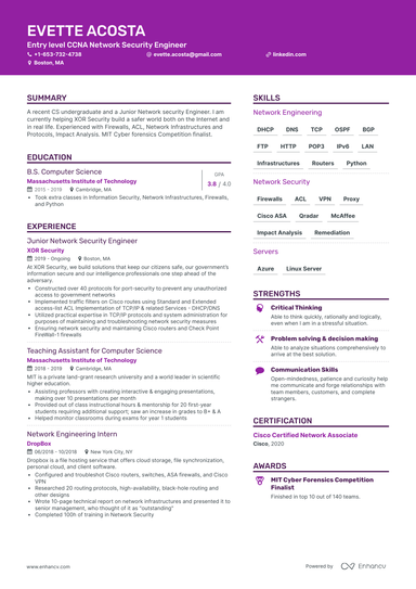 4 Computer Science Resume Examples & Guide for 2024