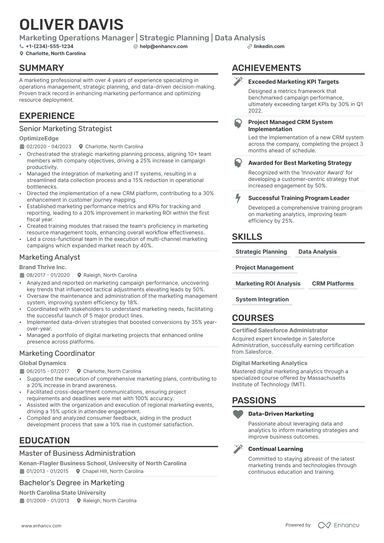 17 Marketing Manager Resume Examples & Guide for 2024