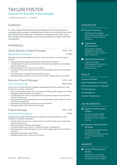 26 Project Manager Resume Examples & Guide for 2024