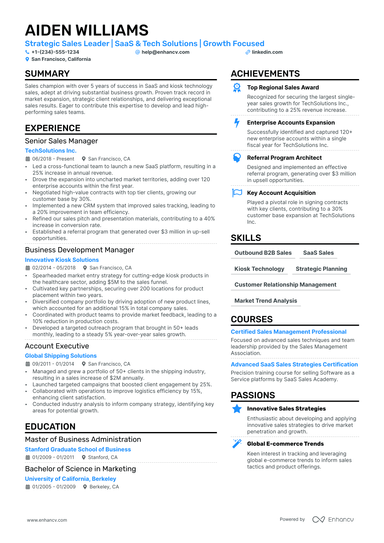 23 Sales Manager Resume Examples & Guide for 2024