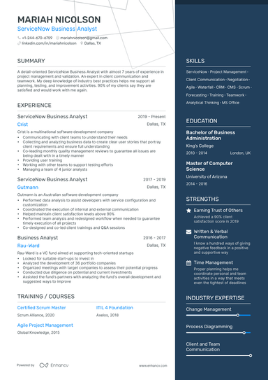 20 Business Analyst Resume Examples & Guide For 2024