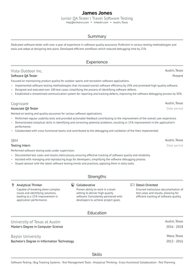 8 QA Tester Resume Examples & Guide for 2025