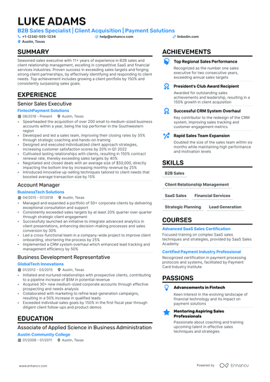 8 Sales Consultant Resume Examples & Guide for 2025