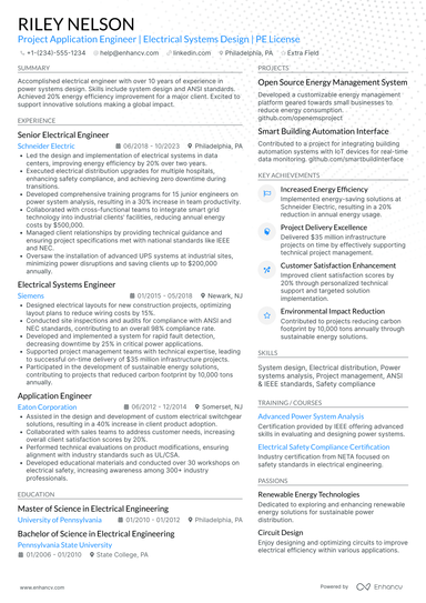 20 Application Engineer Resume Examples & Guide for 2025