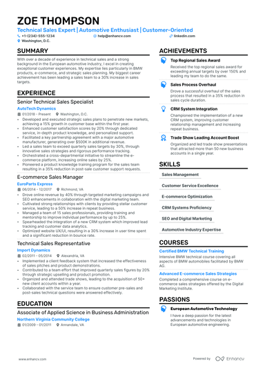 14 Sales Representative Resume Examples & Guide for 2024